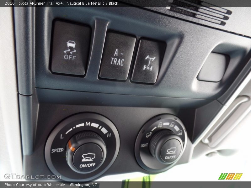 Nautical Blue Metallic / Black 2016 Toyota 4Runner Trail 4x4