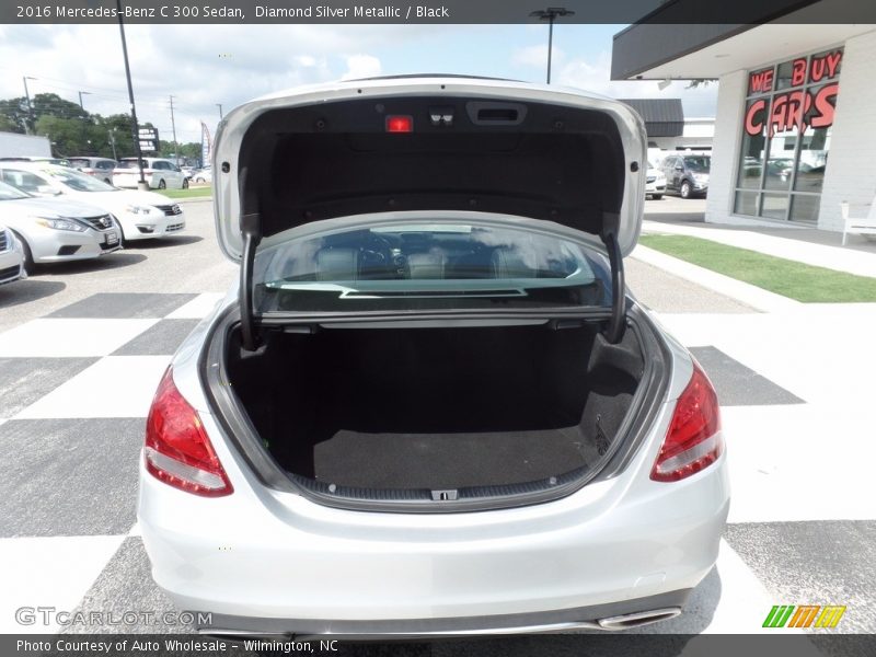 Diamond Silver Metallic / Black 2016 Mercedes-Benz C 300 Sedan