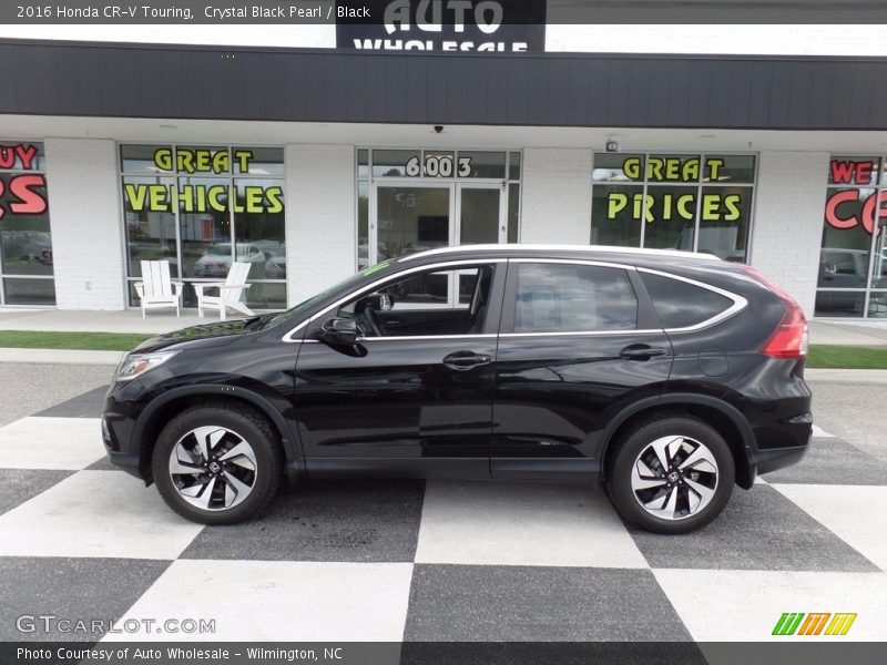 Crystal Black Pearl / Black 2016 Honda CR-V Touring