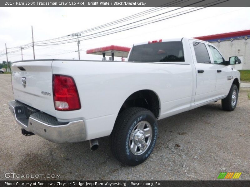 Bright White / Black/Diesel Gray 2017 Ram 3500 Tradesman Crew Cab 4x4