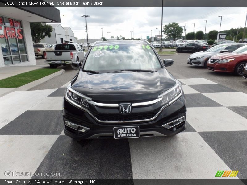 Crystal Black Pearl / Black 2016 Honda CR-V Touring