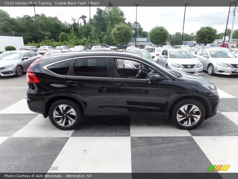Crystal Black Pearl / Black 2016 Honda CR-V Touring