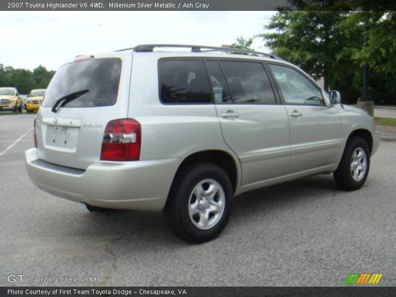 Millenium Silver Metallic / Ash Gray 2007 Toyota Highlander V6 4WD
