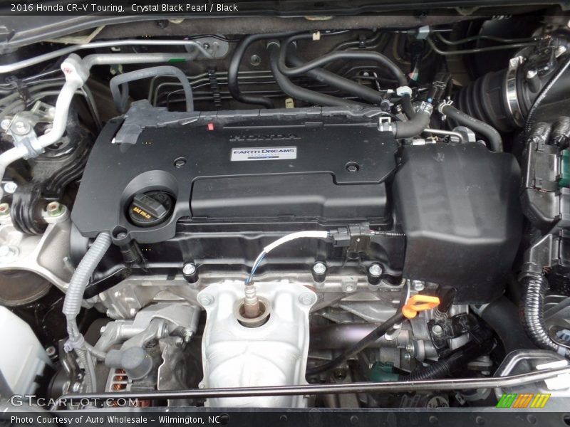 Crystal Black Pearl / Black 2016 Honda CR-V Touring
