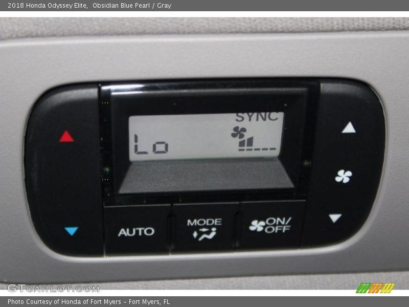 Controls of 2018 Odyssey Elite