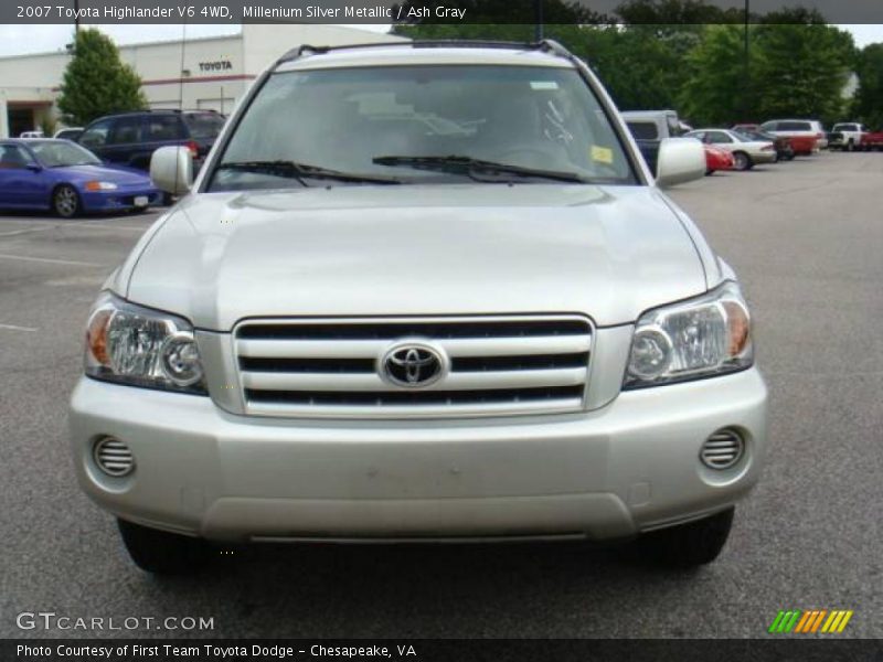 Millenium Silver Metallic / Ash Gray 2007 Toyota Highlander V6 4WD