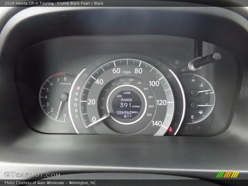 Crystal Black Pearl / Black 2016 Honda CR-V Touring