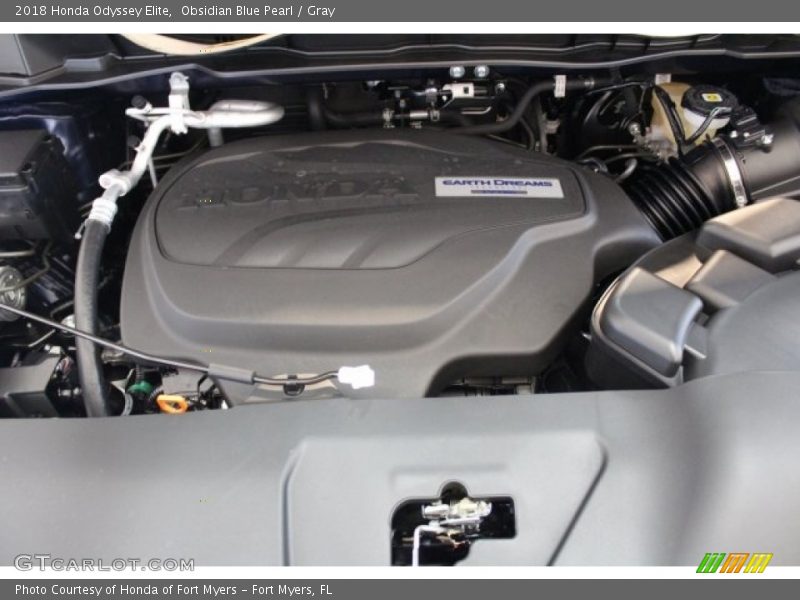  2018 Odyssey Elite Engine - 3.5 Liter SOHC 24-Valve i-VTEC V6
