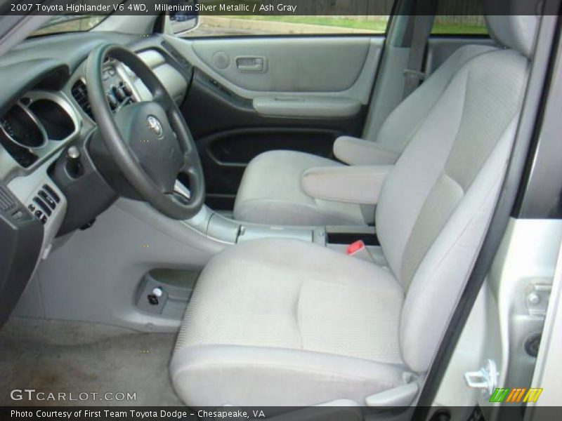 Millenium Silver Metallic / Ash Gray 2007 Toyota Highlander V6 4WD
