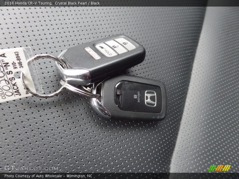 Crystal Black Pearl / Black 2016 Honda CR-V Touring