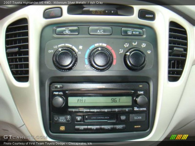 Millenium Silver Metallic / Ash Gray 2007 Toyota Highlander V6 4WD