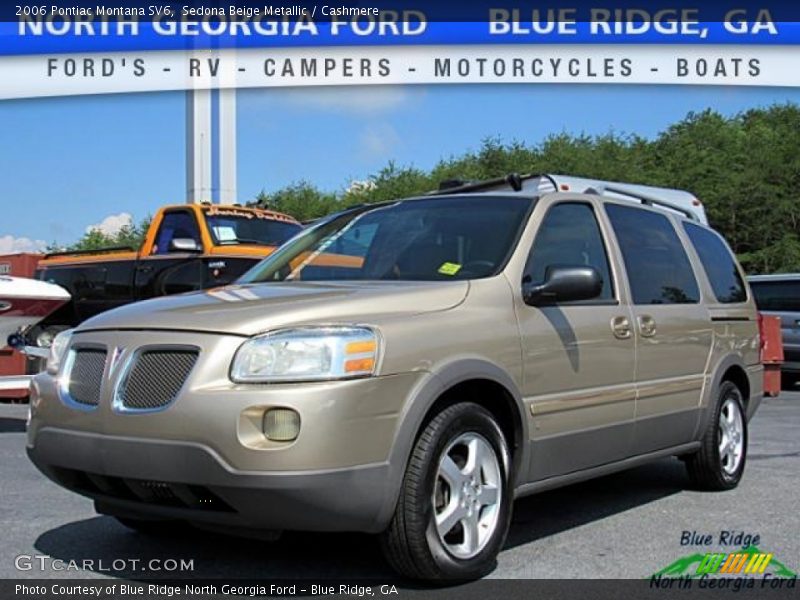 Sedona Beige Metallic / Cashmere 2006 Pontiac Montana SV6
