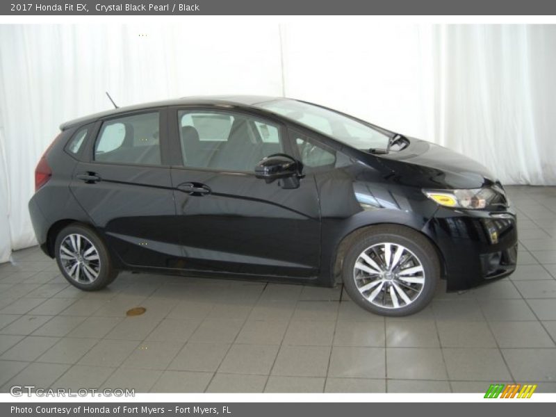 Crystal Black Pearl / Black 2017 Honda Fit EX