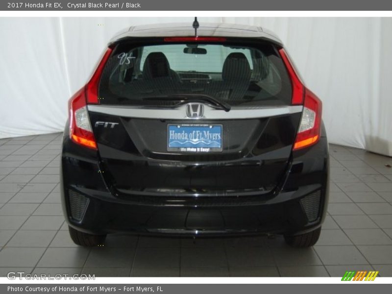 Crystal Black Pearl / Black 2017 Honda Fit EX