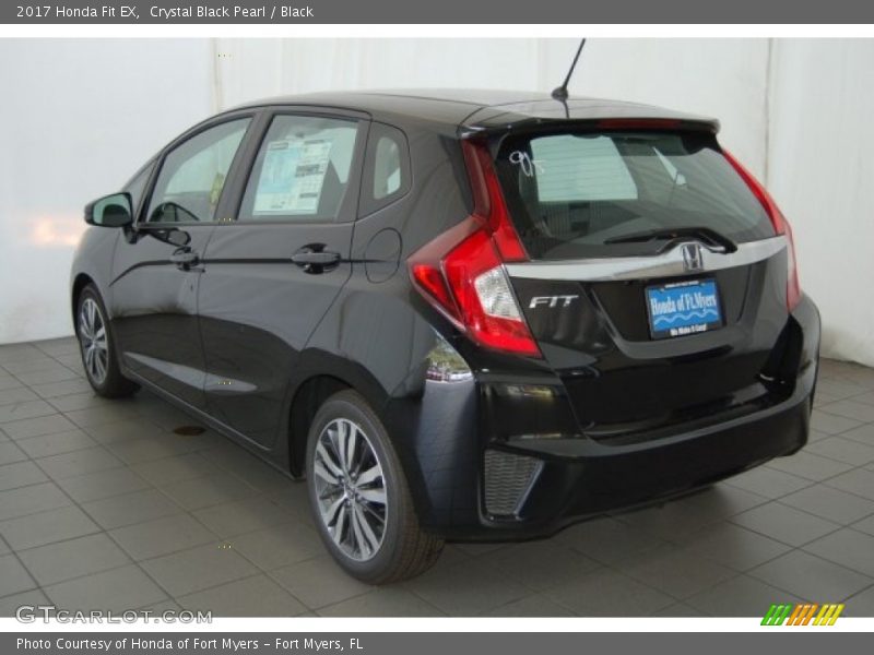 Crystal Black Pearl / Black 2017 Honda Fit EX