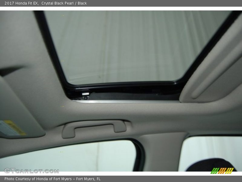 Crystal Black Pearl / Black 2017 Honda Fit EX