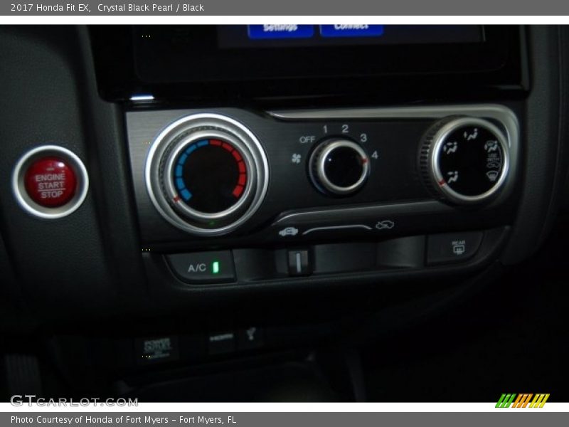 Crystal Black Pearl / Black 2017 Honda Fit EX