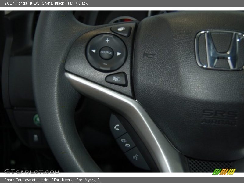 Crystal Black Pearl / Black 2017 Honda Fit EX