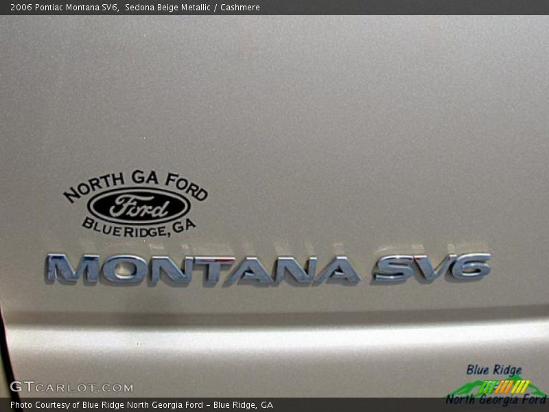 Sedona Beige Metallic / Cashmere 2006 Pontiac Montana SV6