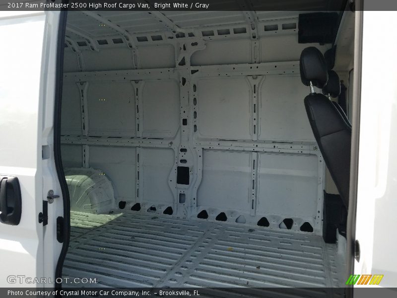 Bright White / Gray 2017 Ram ProMaster 2500 High Roof Cargo Van