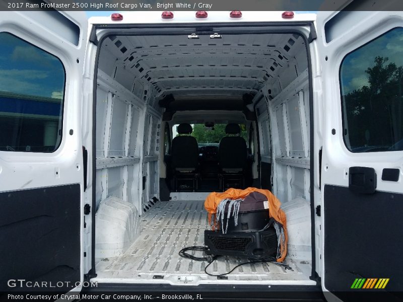 Bright White / Gray 2017 Ram ProMaster 2500 High Roof Cargo Van