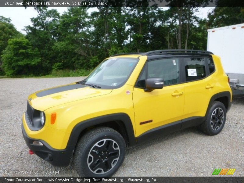 Solar Yellow / Black 2017 Jeep Renegade Trailhawk 4x4