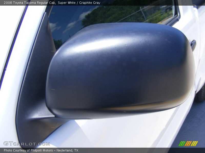 Super White / Graphite Gray 2008 Toyota Tacoma Regular Cab