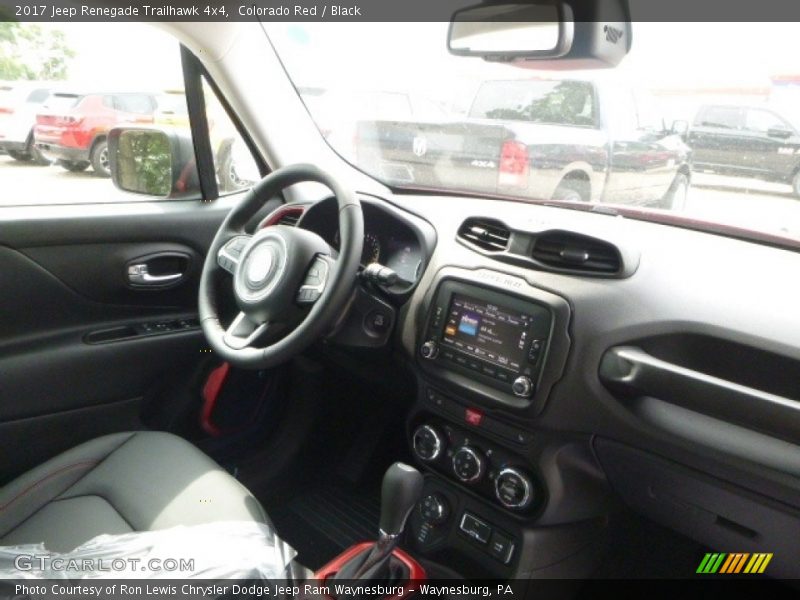 Dashboard of 2017 Renegade Trailhawk 4x4