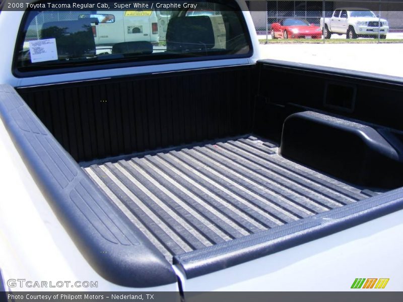 Super White / Graphite Gray 2008 Toyota Tacoma Regular Cab
