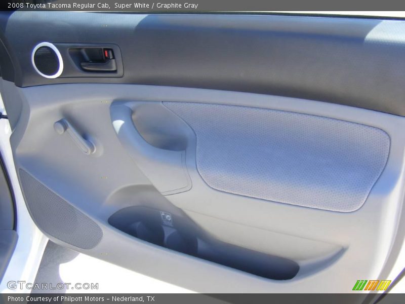 Super White / Graphite Gray 2008 Toyota Tacoma Regular Cab