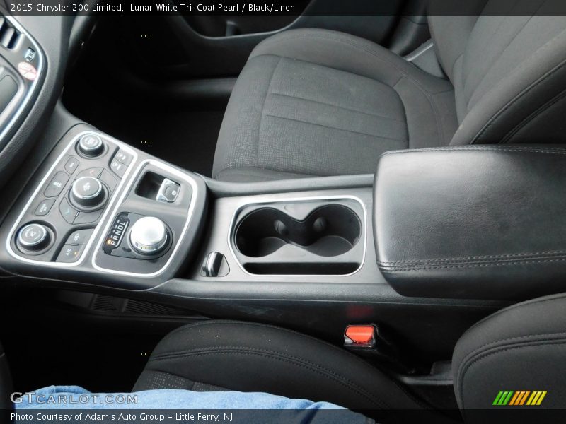 Lunar White Tri-Coat Pearl / Black/Linen 2015 Chrysler 200 Limited