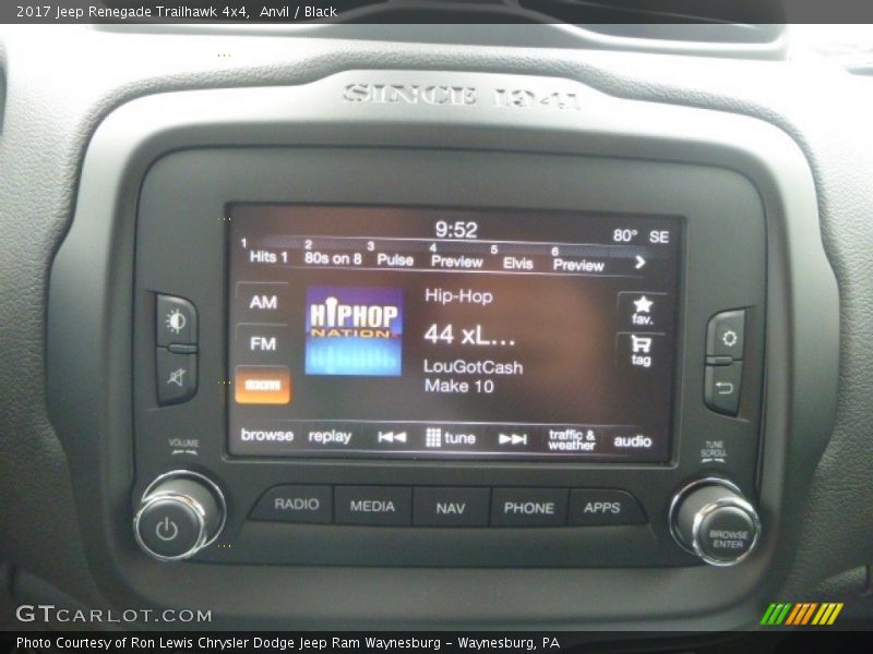 Anvil / Black 2017 Jeep Renegade Trailhawk 4x4