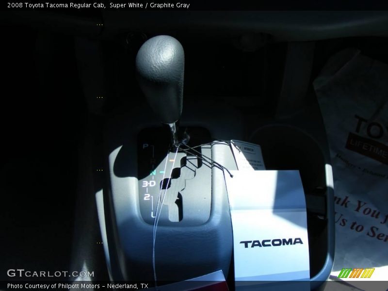 Super White / Graphite Gray 2008 Toyota Tacoma Regular Cab