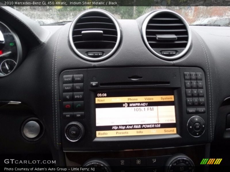 Iridium Silver Metallic / Black 2010 Mercedes-Benz GL 450 4Matic
