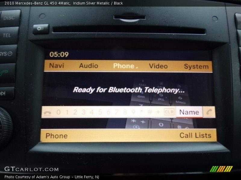 Iridium Silver Metallic / Black 2010 Mercedes-Benz GL 450 4Matic