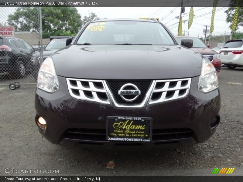 Black Amethyst / Black 2011 Nissan Rogue SV AWD