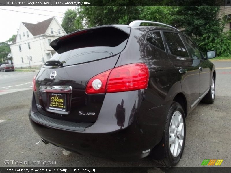 Black Amethyst / Black 2011 Nissan Rogue SV AWD