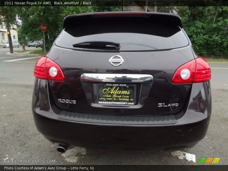 Black Amethyst / Black 2011 Nissan Rogue SV AWD