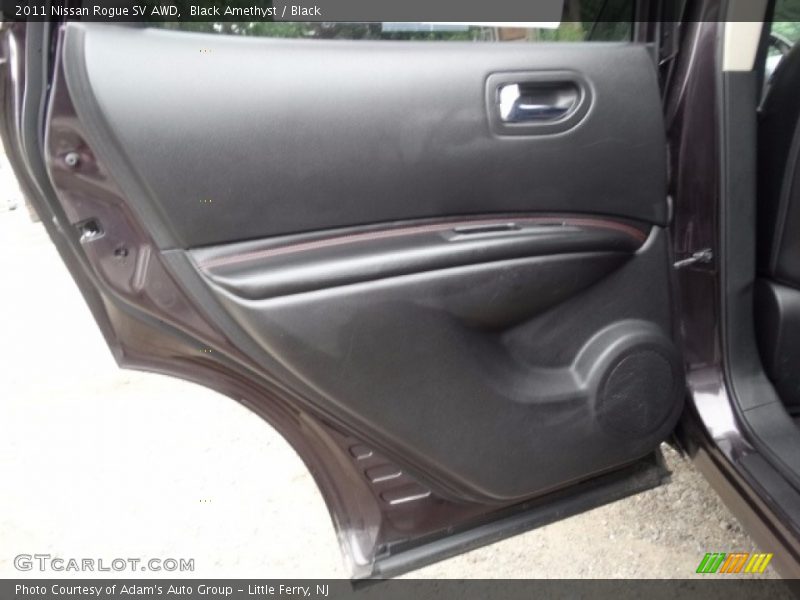 Black Amethyst / Black 2011 Nissan Rogue SV AWD