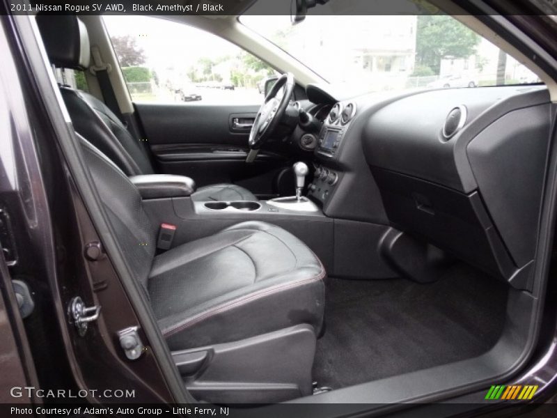 Black Amethyst / Black 2011 Nissan Rogue SV AWD