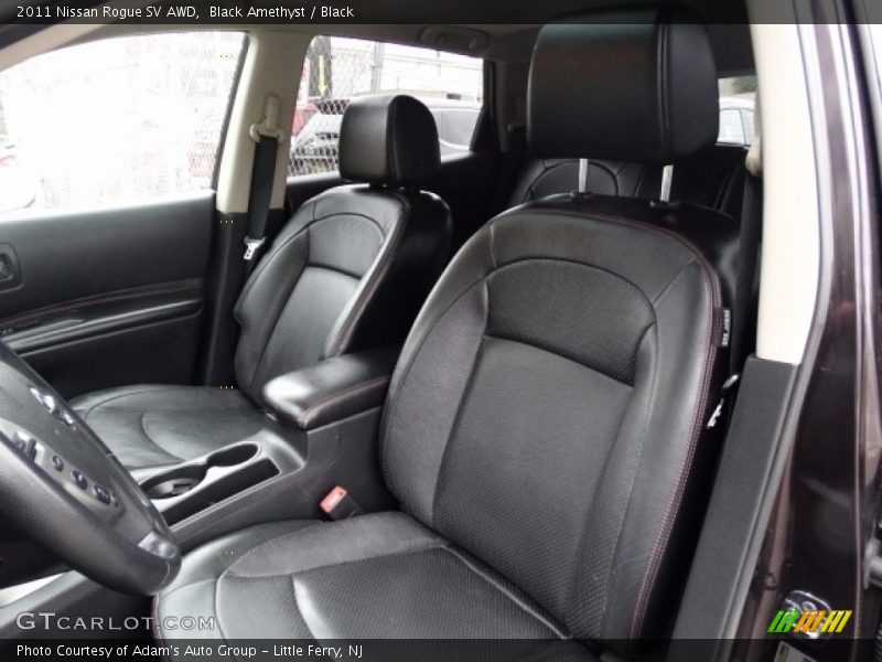 Black Amethyst / Black 2011 Nissan Rogue SV AWD