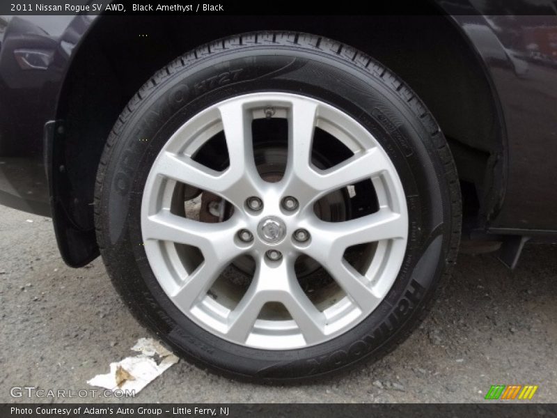 Black Amethyst / Black 2011 Nissan Rogue SV AWD