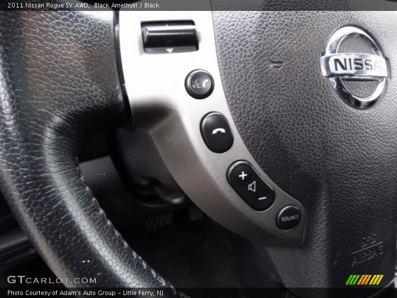 Black Amethyst / Black 2011 Nissan Rogue SV AWD