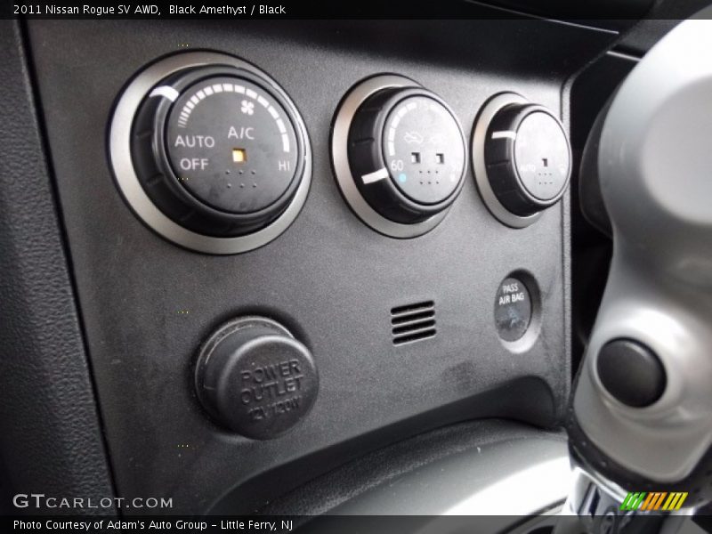 Black Amethyst / Black 2011 Nissan Rogue SV AWD