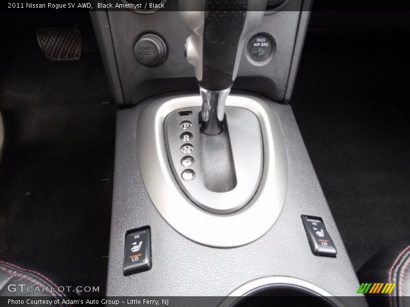 Black Amethyst / Black 2011 Nissan Rogue SV AWD
