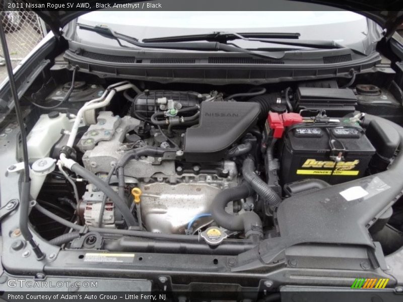 Black Amethyst / Black 2011 Nissan Rogue SV AWD