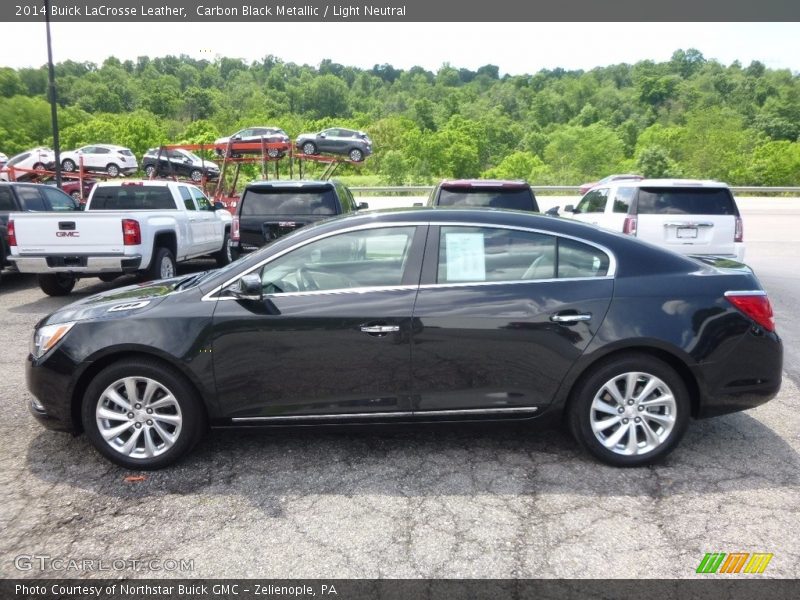 Carbon Black Metallic / Light Neutral 2014 Buick LaCrosse Leather