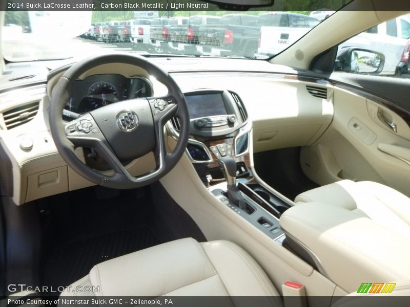 Carbon Black Metallic / Light Neutral 2014 Buick LaCrosse Leather