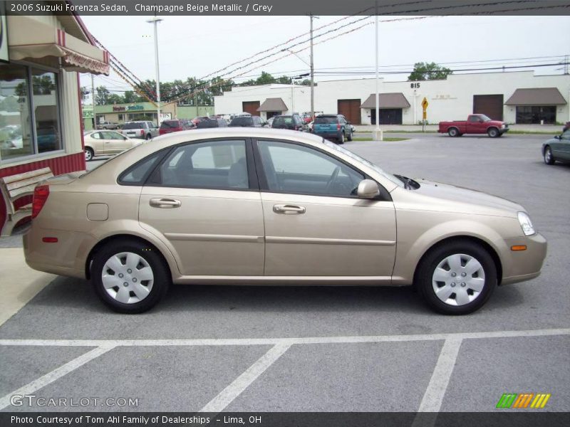 Champagne Beige Metallic / Grey 2006 Suzuki Forenza Sedan