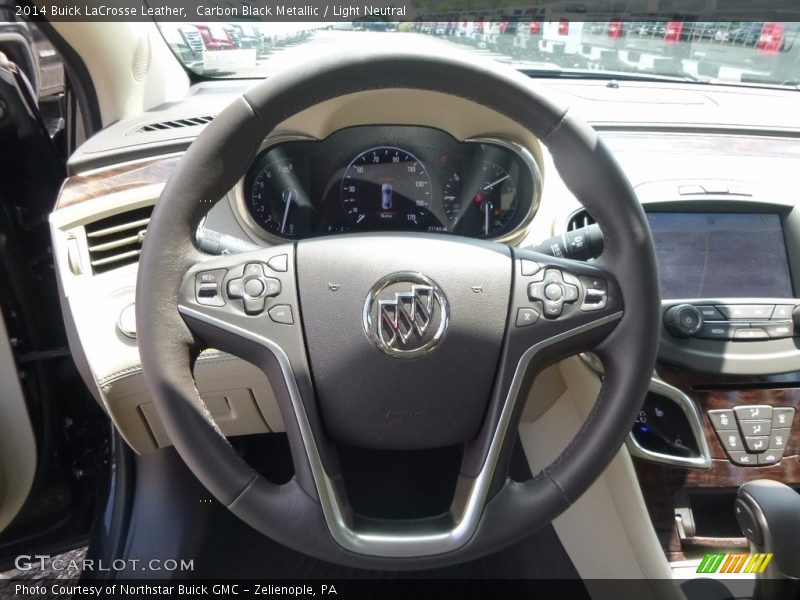 Carbon Black Metallic / Light Neutral 2014 Buick LaCrosse Leather